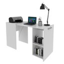 Ver imagem 7 de Escrivaninha Retrátil Mesa Escritório ME4170 54cm Branco