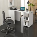 Ver imagem 6 de Escrivaninha Retrátil Mesa Escritório ME4170 54cm Branco