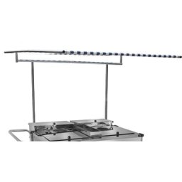 Carrinho de Salada de Frutas Açaí em Inox com Toldo Cefaz - 2