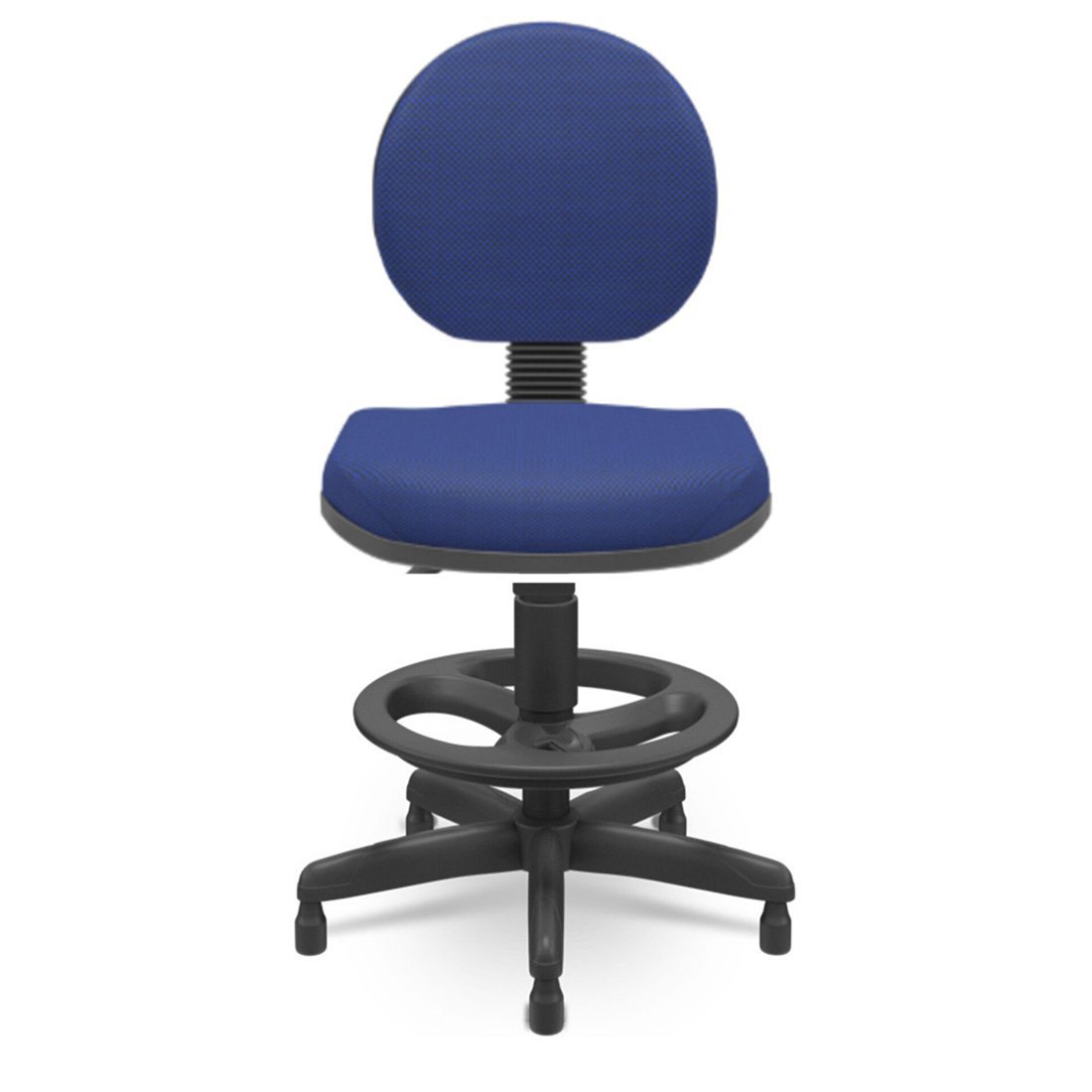 Cadeira Caixa Executiva Slim Azul Eduflex