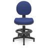 Cadeira Caixa Executiva Slim Azul Eduflex - 1