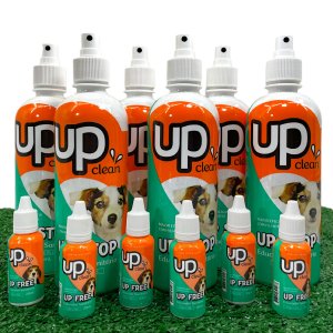 Kit 06x Educador Sanitário Pet Xixi Pode e Xixi Não Pode cães 500ml