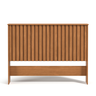 Cabeceira Casal Normal Ripada para Box Moderna Decorativa:nature - 5
