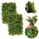Ver imagem 1 de 21 Painel de Folhagem Artificial para Varanda Área Gourmet e Jardim Vertical Decorativo