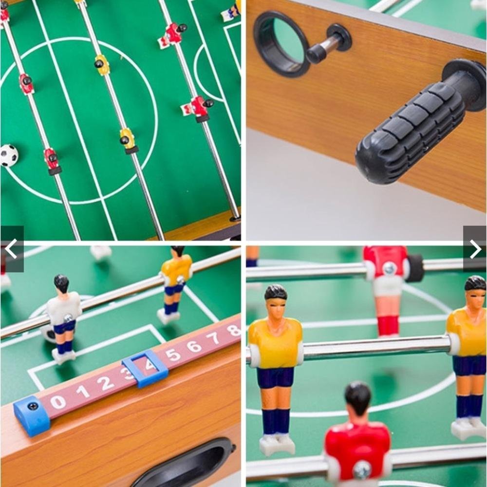 Jogo Futebol Infantil De Mesa Pebolim Pinball Campo Botão - Makeda