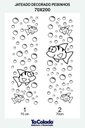 Ver imagem 1 de Adesivo Para Vidro Box Banheiro Jateado Decorado Peixinho Prova D'agua - 1,40 x 2,00m