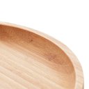 Ver imagem 7 de Bandeja de Bambu Round 20cm Lyor Prato Redondo Servir Mesa Posta Decoração
