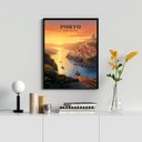 Ver imagem 2 de Quadro Decorativo Porto - Portugal 33x24cm - com Vidro:madeira Branca