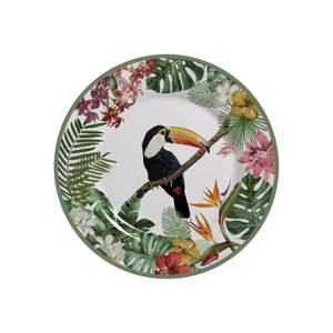 Conjunto com 6 Pratos de Sobremesa Paradiso Ø21cm Alleanza Cerâmica