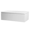 Calçadeira Baú Casal 1,40m Berlim Material Sintético Branco Dal Poz Estofados - 3