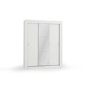 Ver imagem 1 de Guarda Roupa Solteiro Kappesberg 3 Portas de Correr H563 Branco