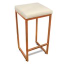 Ver imagem 6 de Banqueta Alta para Cozinha Industrial Kit 4 Nick Bronze e Sintético D03 - D’Rossi
