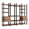 Guarda Roupa Casal Industrial 4 Gavetas 2 Cabideiros M120  - 3