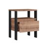 Mesa de Cabeceira Industrial 1 Gaveta M122  - 4