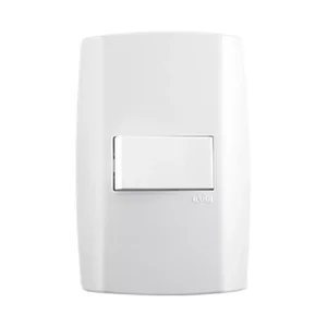 Conjunto Interruptor Simples 10A Horizontal Slim - ILUMI