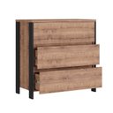 Ver imagem 4 de Cômoda Industrial 3 Gavetas M123 