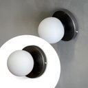 Ver imagem 5 de Arandela Luminaria de Parede Dama Globo Vidro 10cm Decoração Casa Sala Quarto Banheiro Escritório