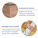 Ver imagem 6 de Cama Casal ou Queen Minimalista 160x200cm Industrial 8285 