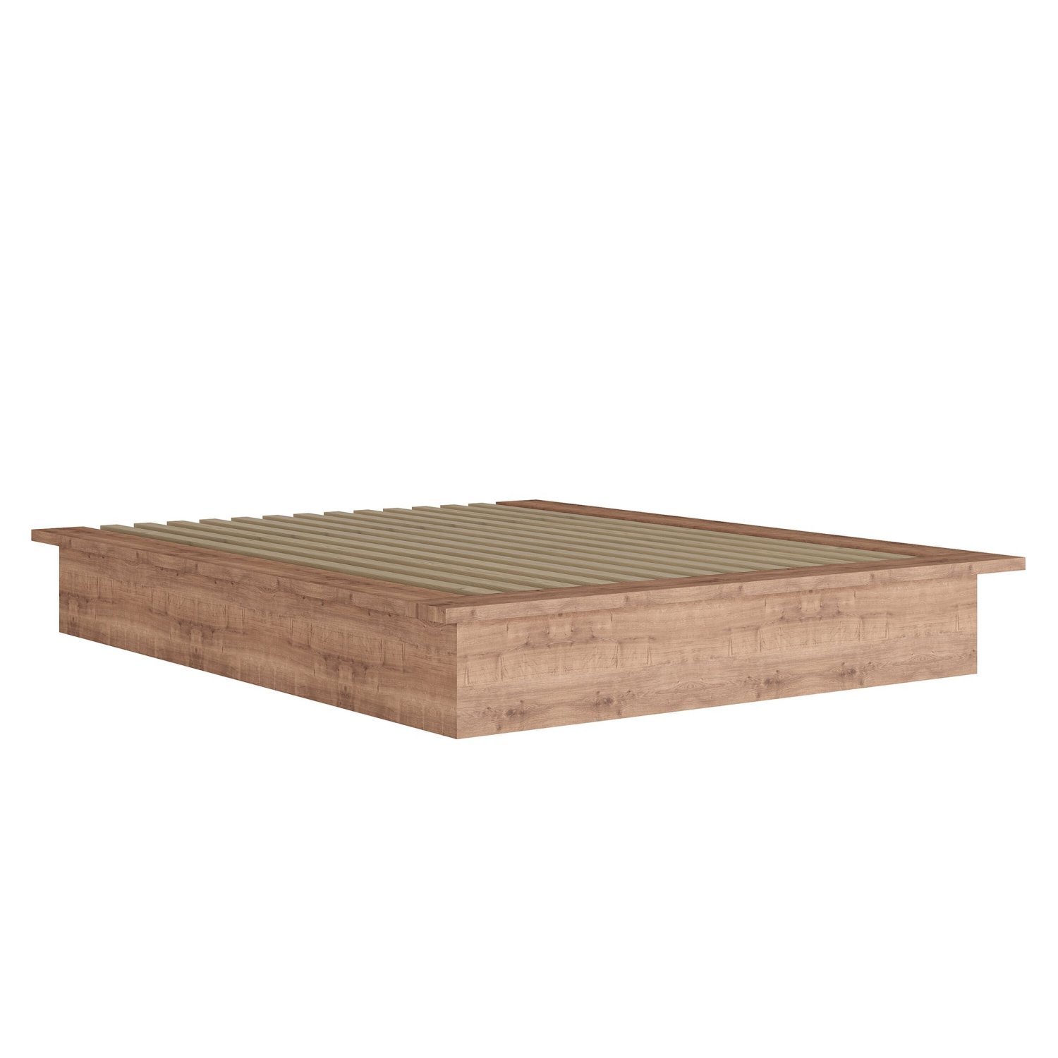 Cama Casal ou Queen Minimalista 160x200cm Industrial 8285  - 4