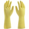 Luva Látex Forrada Antiderrapante Amarela 08 G Mucambo - 1