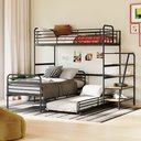 Ver imagem 1 de Treliche com Escada Lateral em Ferro Aço Carbono Tubular Teko Casatema MadeiraOriginals