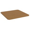 Ver imagem 1 de Tampo Mesa Sala de Jantar Madeirado F090 Crome S/ Vidro Quadrado 90x90cm Canela - Kappesberg