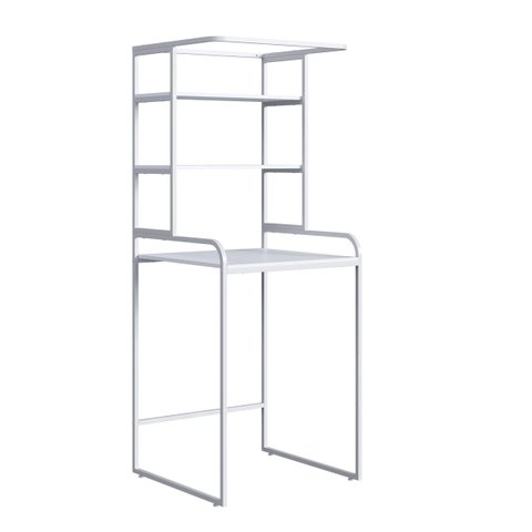Estante para Lavanderia 3 Prateleiras 70x181cm Branco P1065