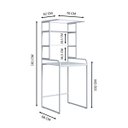 Ver imagem 2 de Estante para Lavanderia 3 Prateleiras 70x181cm Branco P1065