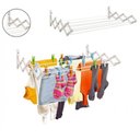 Ver imagem 2 de Varal Sanfonado 1000mm Estrutura em Aço Vs1000 Branco