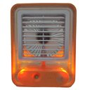 Ver imagem 5 de Ventilador Umidificador Agua Ar Touch Led 3 Velocidades USB Silencioso Portatil Calor Verao Mesa Tra