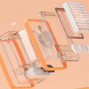 Ver imagem 2 de Ventilador Umidificador Agua Ar Touch Led 3 Velocidades USB Silencioso Portatil Calor Verao Mesa Tra