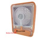 Ver imagem 7 de Ventilador Umidificador Agua Ar Touch Led 3 Velocidades USB Silencioso Portatil Calor Verao Mesa Tra
