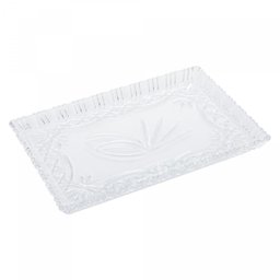Travessa de Cristal Janine 29,5cm X 19,5cm - Lyor - 1