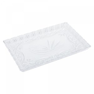 Travessa de Cristal Janine 29,5cm X 19,5cm - Lyor