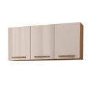 Ver imagem 2 de Armario Aéreo Pop 120 Cm com 3 Portas Freijó/baunilha