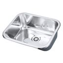 Ver imagem 2 de Cuba Tanque de Aço Inox 1mm Alto Brilho C100 55x45x22,5 Cm