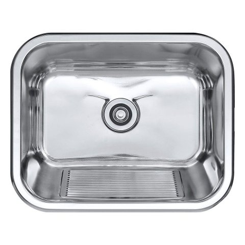 Cuba Tanque de Aço Inox 1mm Alto Brilho C100 55x45x22,5 Cm