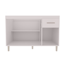 Ver imagem 3 de Balcão para Pia sem Tampo 120cm 3 Portas 1 Gaveta Moscou 