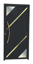 Ver imagem 1 de Porta Lambril Oasis c/Puxador e. Super Preto Dourado 100 Brimak