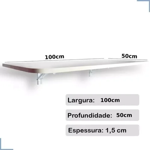 Mesinha Dobrável 100x50 para Estudos - 4