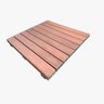 Deck Modular 86x86cm Texturizado In Brasil - 1