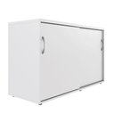 Ver imagem 5 de Armário Organizador 140cm 2 Portas de Correr Escritório F5 Cor:cinza