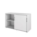 Ver imagem 6 de Armário Organizador 140cm 2 Portas de Correr Escritório F5 Cor:cinza