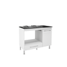 Balcão para Cooktop 1 Porta 1 Gaveta 105cm Dubai  - 3