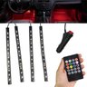 Barra Neon Led 8 Cores RGB Controle Musica Carro Moto Caminhao Decoraçao Iluminaçao Automotivo Ralos - 1