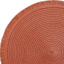 Ver imagem 2 de Lugar Americano Redondo Franja 38cm Terracota