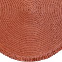 Ver imagem 4 de Lugar Americano Redondo Franja 38cm Terracota