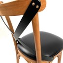 Ver imagem 4 de Cadeira Para Restaurante Gourmet Cozinha Madeira Design X