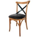 Ver imagem 1 de Cadeira Para Restaurante Gourmet Cozinha Madeira Design X