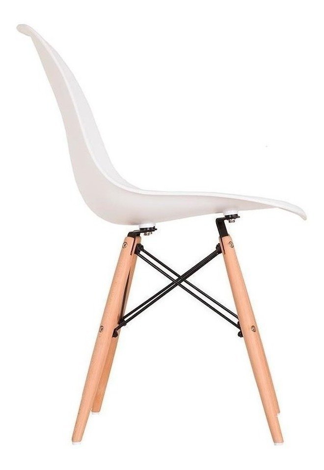 Kit Cadeira de Jantar Eames Eiffel 4 Unidades Lindas Original Várias Cores - 4